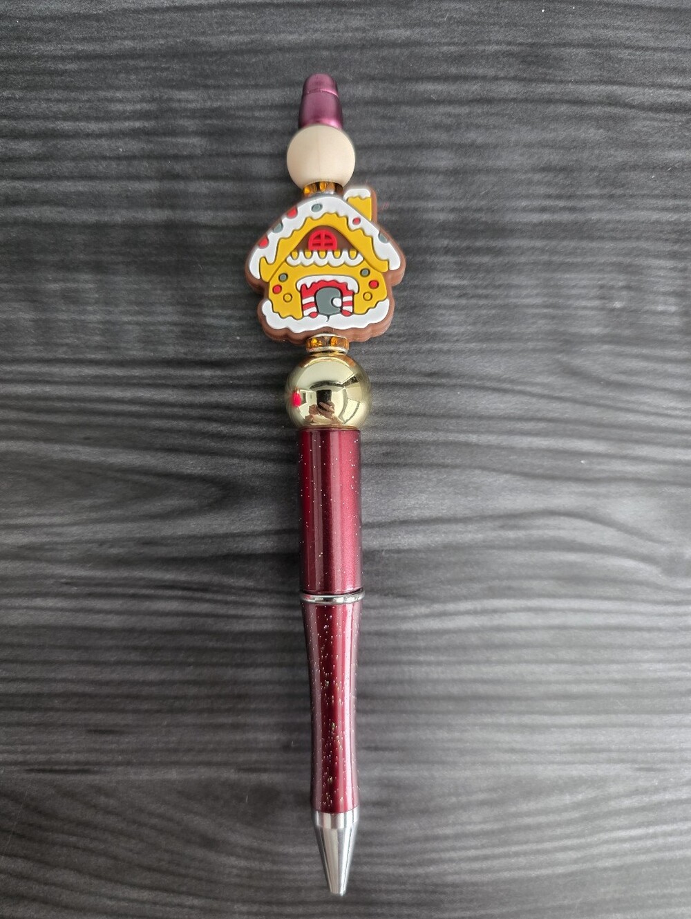 Handcrafted Christmas Gingerbread Pen